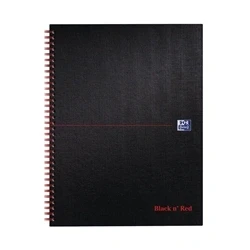 Image of Black n Red Book Wirebound Smart Ruled and Perforated 100080218