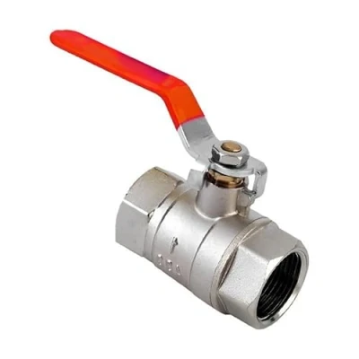 Image of 3/4&quot; Lever Ball Valve Red Handle (Known as valves/Ball tap/Lever Valve/Lever Also Available in 3/8 Inch, 1/2 1 1/4 Inch BSP)