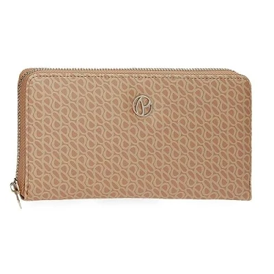 Image of Pepe Jeans Megan Wallet with Card Holder Brown 19.5 x 10 2 cm Faux Leather, brown, One Size,