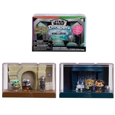 Image of Just Play 44976 Star Wars Doorables Windescreen Moments Mandalorian, Multicoloured