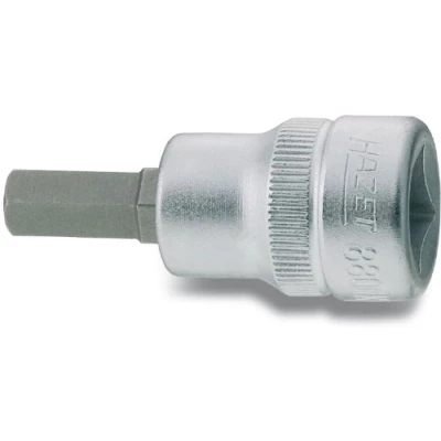Image of 547014, ASE46835300000 Socket HAZET 8801K 9 DIN 7422 Hexagon Knurled