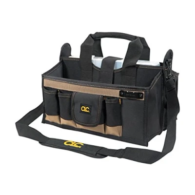 Image of CLC Custom LeatherCraft 1529 16 In. Center Tray Tool Bag, Pocket
