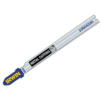Image of Irwin Metal Cutting Jigsaw Blades (5) gressive Teeth Bayonet Fitting 100mm