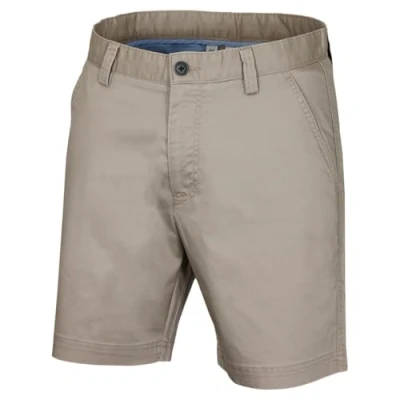 Image of Calvin Klein Mens Campus Chino Lightweight Shorts Stone 34