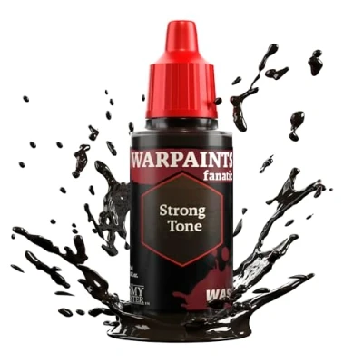 Image of The Army Painter Warpaint Fanatics Strong Tone Washes Miniature Hobby Painting with Warpaint, Quality Paint for Wargaming