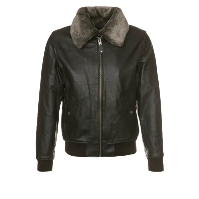 Image of Schott NYC Men&#039;s Lc930D Pilot Leather Jacket, Brown, Large