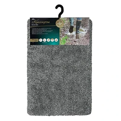 Image of JVL Kensington Barrier Door Mat, Grey, 50 x 75 cm, Small