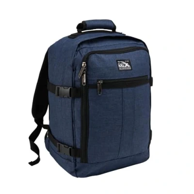 Image of Cabin Max 40x30x20 Bag Underseat Backpack Suitable for Wizz Air, Easyjet (Metz 24L Carry On Luggage, Atlantic Blue)