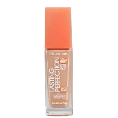 Image of Collection Cosmetics Lasting Perfection Matte Foundation, Full Coverage, Anti Ageing Effect, 10W Buttermilk Warm 27ml