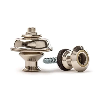 Image of Jim Dunlop Straplock Dual Design Set Nickel