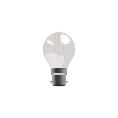 Image of Round Satin Dimmable LED Filament Bulb 3.3W 2700K B22 Bell Lighting