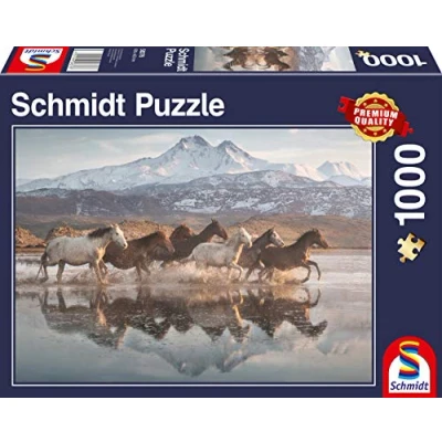 Image of Schmidt Horses in Cappadocia 1000 piece Jigsaw Puzzle