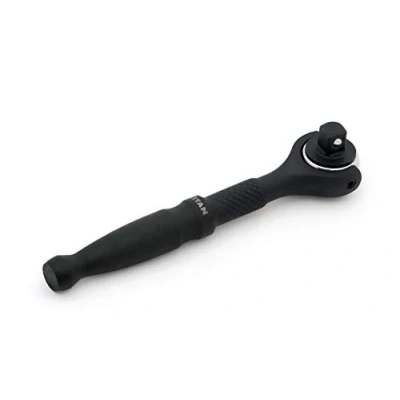 Image of Titan 11313 1/4 Inch Drive x 4 90 Tooth Swivel Head Micro Ratchet Black, Factory
