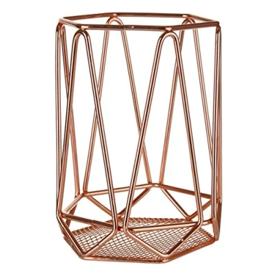 Image of Premier Housewares Vertex Utensil Holder Copper Plated,12 x 12 16 cm