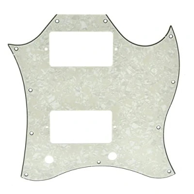 Image of Dopro American Standard SG Guitar Full Face Pickguard for USA Special Aged Pearl