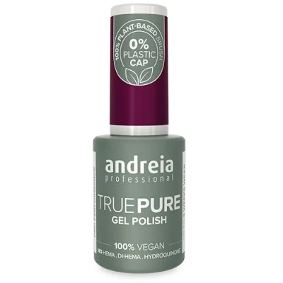 Image of Andreia Professional Hema Free Gel Polish TRUE PURE 21 and 100% Vegan for Sensitive Nails Semi Permanent UV LED Soak Off Nail Varnish Colour T41 Eggplant 10.5ml