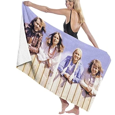 Image of BAAROO Beach Towel Men&#039;s and Women&#039;s Microfiber Printed ABBA Bath Cute Exquisite Fashion Blanket Quick drying T 130CM X 80CM