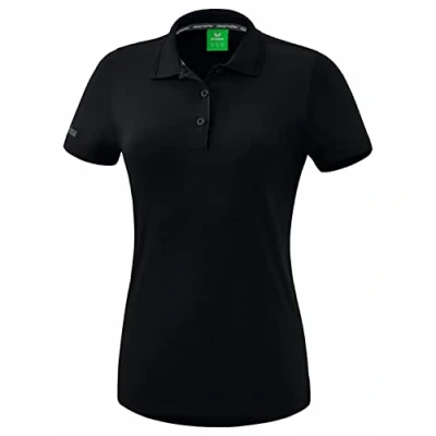 Image of Erima Women&#039;s Functional Polo Shirt, Black, 42