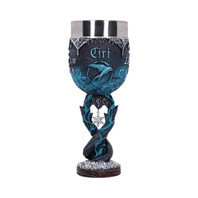Image of Nemesis Now Officially Licensed The Witcher Ciri Goblet, Blue, 19.5cm, Resin