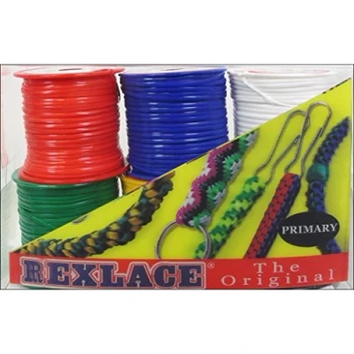 Image of Pepperell Rexlace 50yd Spools 6/Pkg Primary, Other, Multicoloured, 7.62 x 20.32 13.97 cm