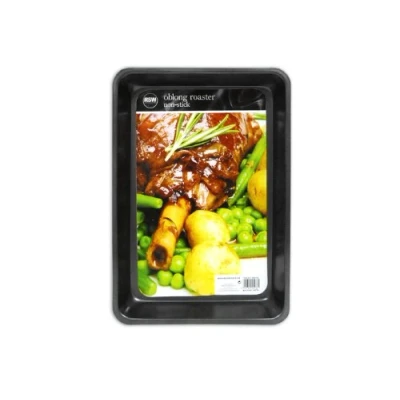 Image of Non Stick Rectangular Roasting Tin for Oven Use 37x26x4.5cm from Royle Home