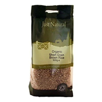 Image of Just Natural Organic Short Grain Brown Rice 500g
