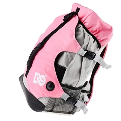 Image of Ice/Inline/Roller Skate Backpack Large Skating Bags to Carry Ice Skates, Roller Inline Skates Sports Gear for Adults Kids Pink