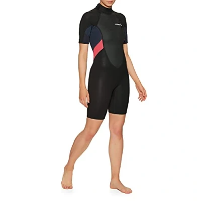 Image of C Skins Womens Element 3/2 Shorty Wetsuit Blk/Slate