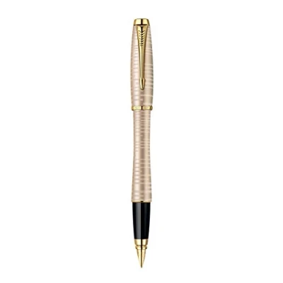 Image of Parker Urban Premium Fountain Pen with Medium Nib Golden Pearl G.C.