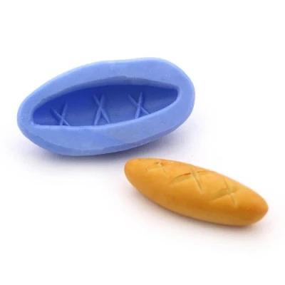 Image of MyTinyWorld Dolls House Miniature Small Baguette Reusable Silicone Mould
