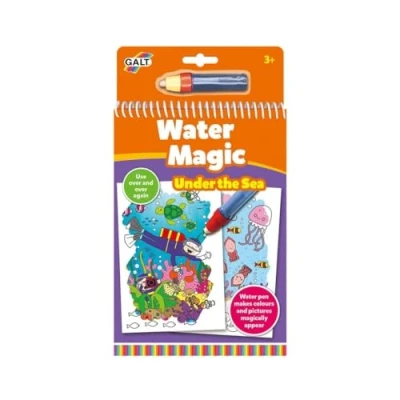 Image of Galt Toys, Water Magic Under The Sea, Colouring Books for Children, Ages 3 Years Plus,Multicoloured