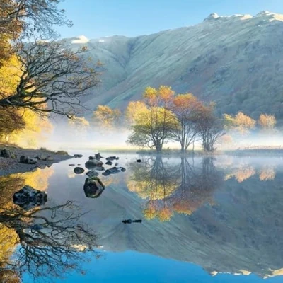 Image of Abacus Cards General Male/Female Blank/Birthday Card Brothers Water, the Lake District Eco Friendly &amp; Recyclable From BBC Countryfile Range