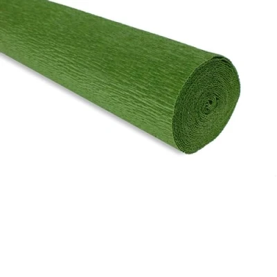 Image of FloristryWarehouse Crepe Paper roll 180g (50 x 250cm) Leaf Green (Shade 591)