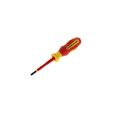 Image of GEDORE VDE Screwdriver Pozidrive PH1, 1000 V insulated, Length 180 mm, Tool, R39200115, Steel
