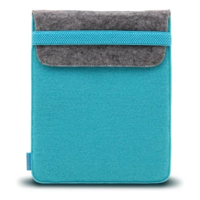 Image of CANYON Protection Sleeve Flock Material Envelope Design with Top Loading Access for iPad 2/New Blue