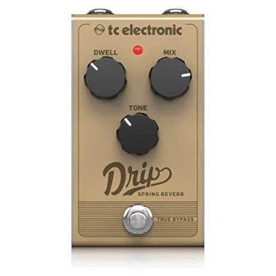 Image of TC Electronic DRIP Spring Reverb Retro with Adjustable Dwell, Mix and Tone for Sparkling Sound
