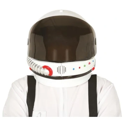 Image of Fiestas Guirca Adult Astronaut Helmet with Removable Visor Colourful One Size