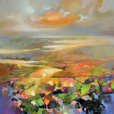 Image of The Art Group Scott Naismith Highland Terrain Canvas Print, Cotton, Multi Colour, 1.8 x 85 cm