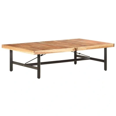 Image of vidaXL Coffee Table 142x90x42 cm Solid Acacia Wood