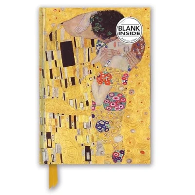 Image of Gustav Klimt: The Kiss (Foiled Blank Journal): Journal (Flame Tree Notebooks)