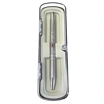Image of Aston Villa FC Ballpoint Pen (One Size) (Silver)