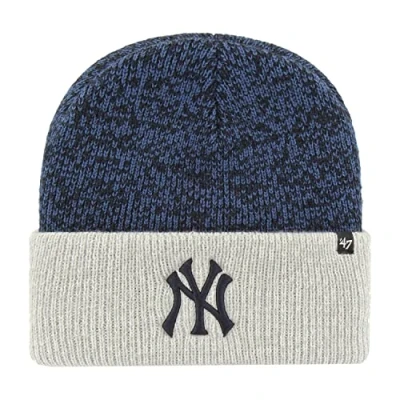 Image of 47 Brand Knit Beanie Freeze New York Yankees navy