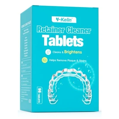 Image of Y kelin Orthodontic Retainer Cleansing Tablet 96 (96 Count (Pack of 1))
