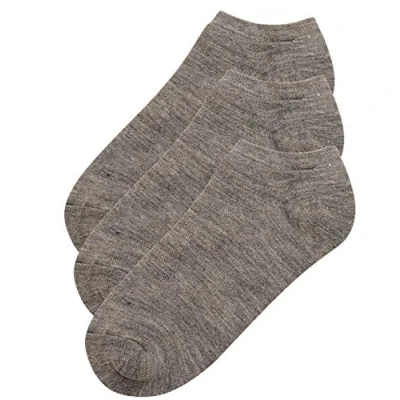 Image of SX174 G Acrylic Brushed Thermal Trainer Socks Charcoal 4 6 Pack