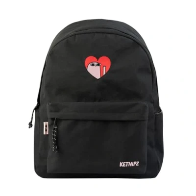Image of Grupo Erik Ketnipz Backpack 41 x 30 14 cm 16.1 11.8 5.5 inches School Bag Rucksack For Cool Gifts Black Bean
