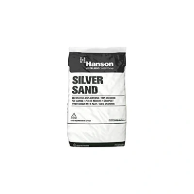 Image of Hanson Silver Sand for Decorative Purposes Polybag Approx 23kg