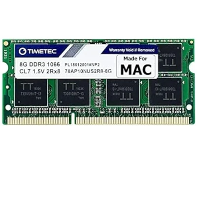 Image of Timetec Hynix IC compatible with Apple 8GB DDR3 PC3 8500 1066MHz Memory Upgrade for iMac 20 inch /21.5 inch/24 /27 inch, MacBook Pro 13 inch/ 15 17 Mac Mini 2009/2010