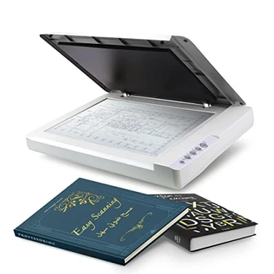 Image of Plustek OS1180 Flatbed Scanner for A3 Graphics and Documents Designed Libraries, Schools or Small Offices Scan Document in 9 Seconds About