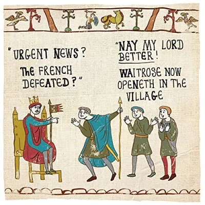 Image of Greeting Card (WDM6725) Humorous Waitrose Hysterical Histories