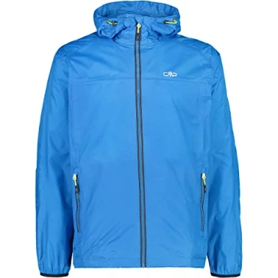 Image of CMP MEN&#039;S JACKET RAIN FIX HOOD CYANO XL